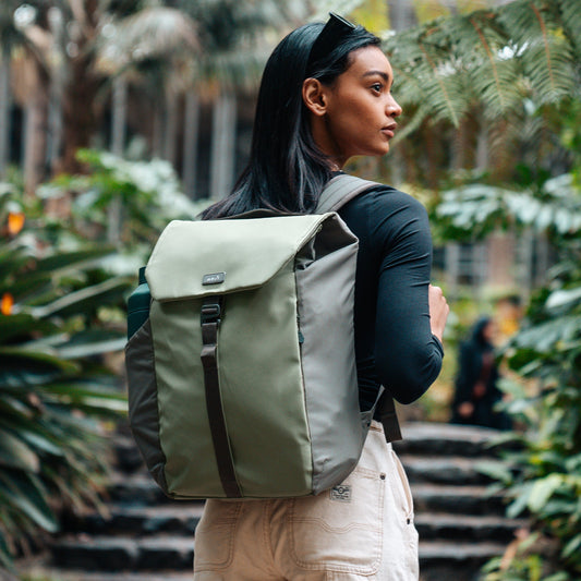 Flap Backpack – Sage