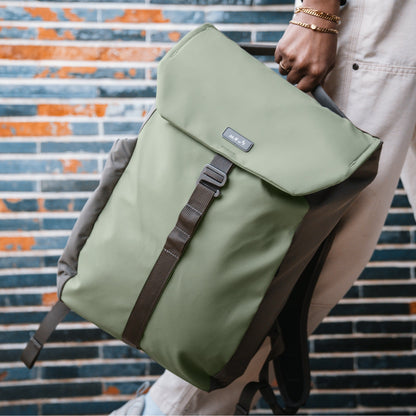 Flap Backpack – Sage