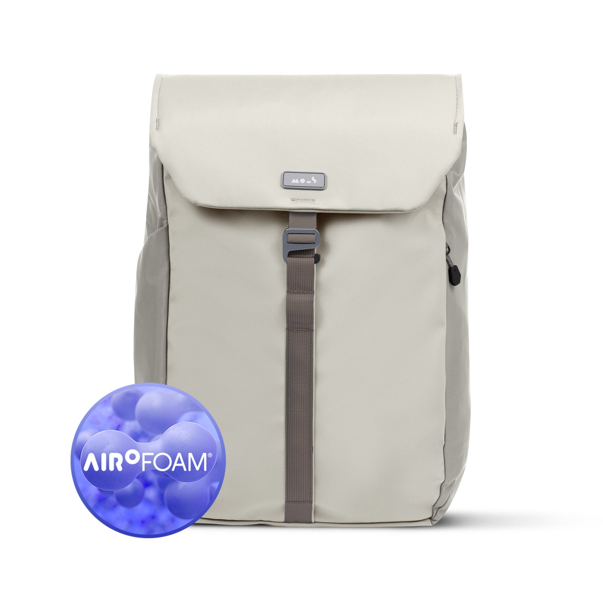 Flap Backpack with AiroFoam® - Stone